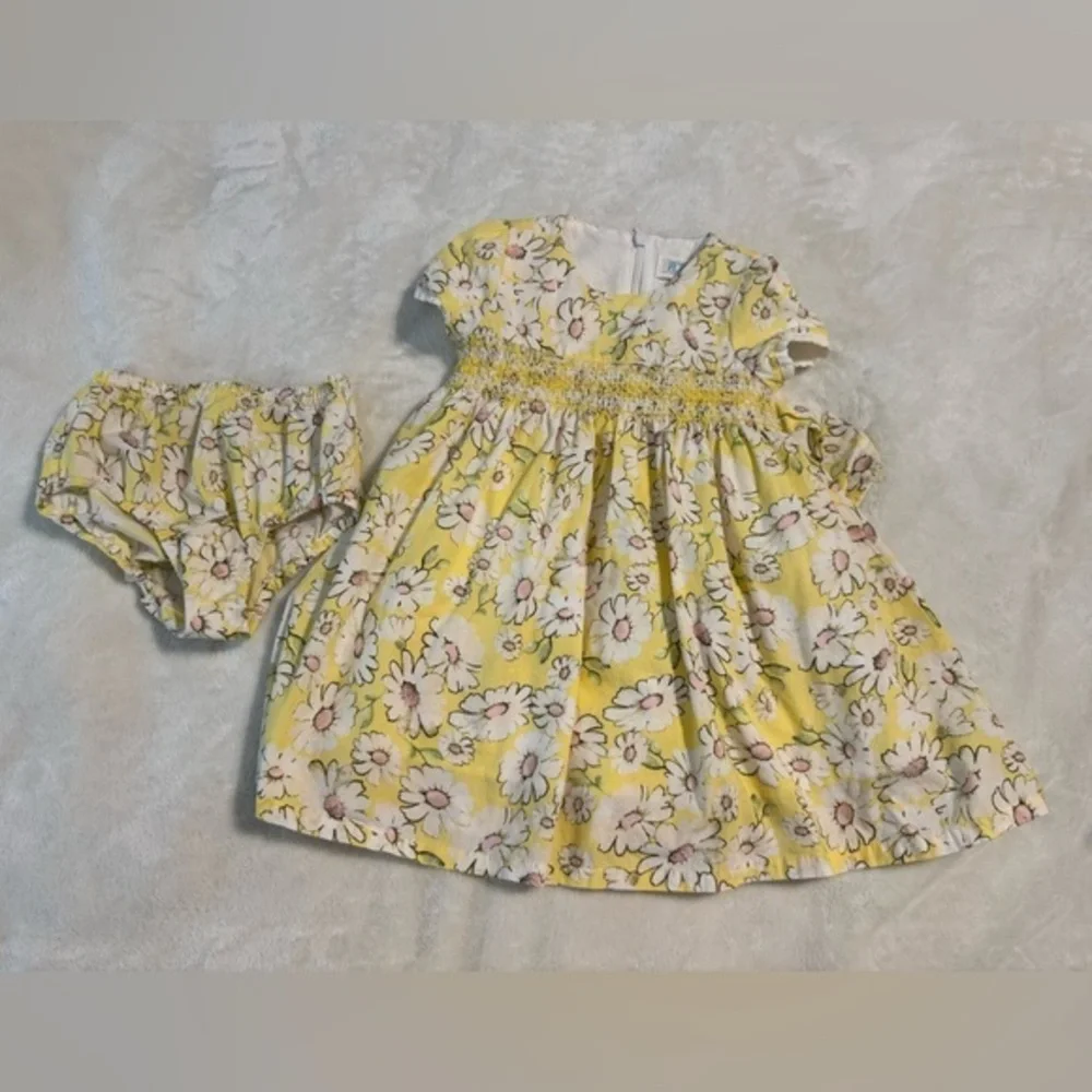 The Children's Place Vintage Daisy Dress and Bloomer Set